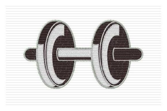 Body Liftweight Embroidery Logo Fitness