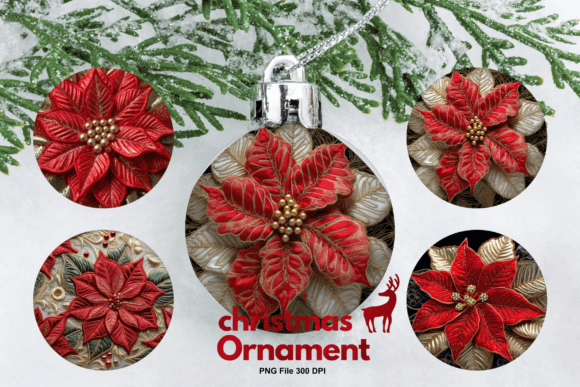 Christmas Ornament Flower Embroidery Set Review