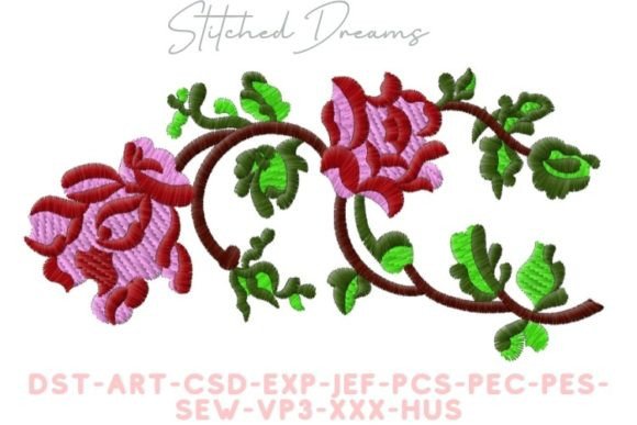 Gorgeous Flowers Embroidery