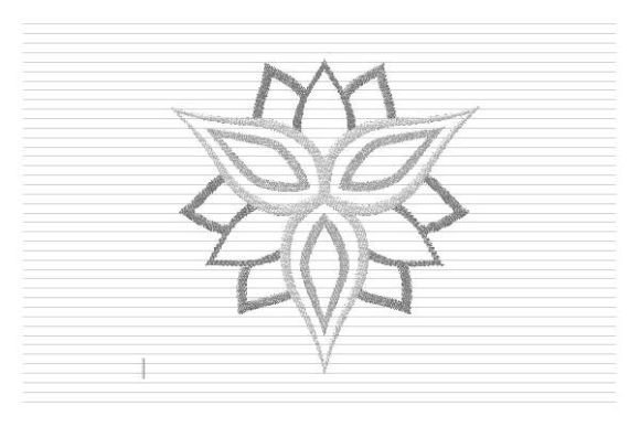 Lotus Embroidery Pattern Flower