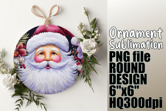 Round Xmas Embroidery Patterns